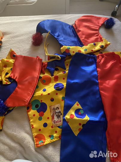 Костюм Петрушка Батик на мальчика 3-4 года