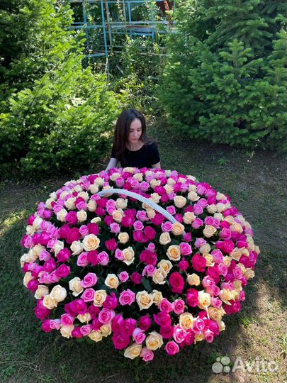 Цветы розы букет