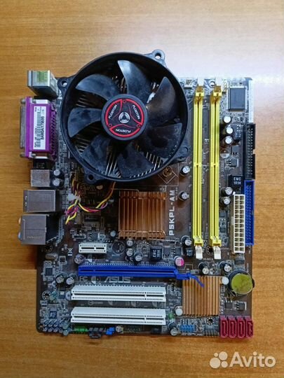 Комплект (мат. плата, процессор, кулер)