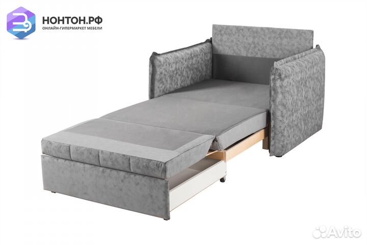 Кресло выкатное Виола серое