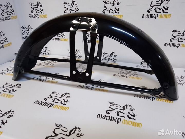 Крыло переднее для мопеда Alpha чёрное