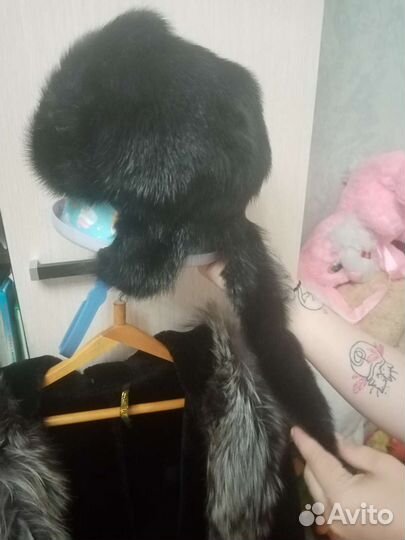 Шапка норковая женская