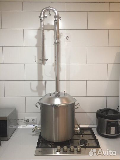 Самогонный аппарат вейн реформ 1,5 дюйма, бак 37 л