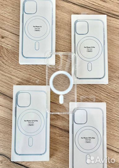 Прозрачный чехол MagSafe на iPhone/ 11.12.13.14