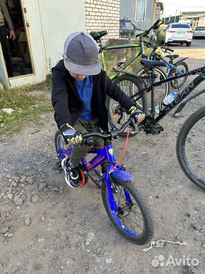 Детский велосипед 16 алюминий