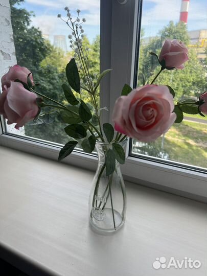 Искусственные цветы розы