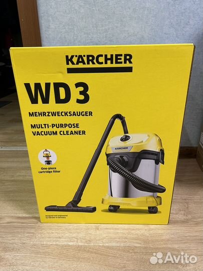 Хозяйственный пылесос Karcher WD 3 S V-17/4/20