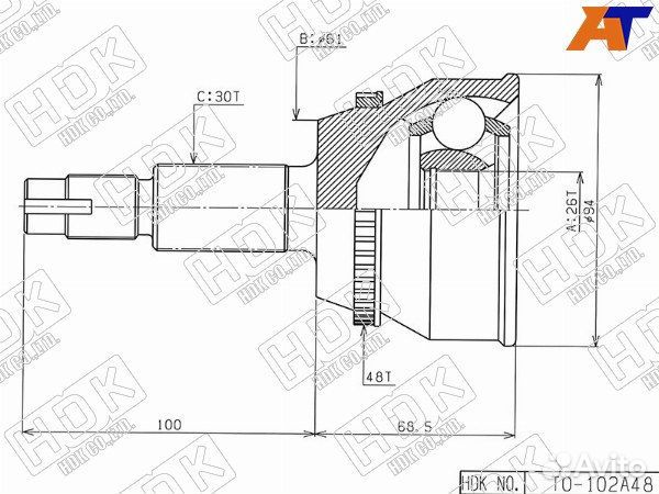 Шрус привода toyota alphard