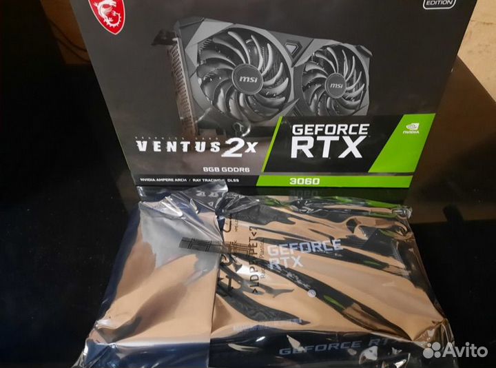 Видеокарта MSI nvidia MSI GeForce RTX 3060
