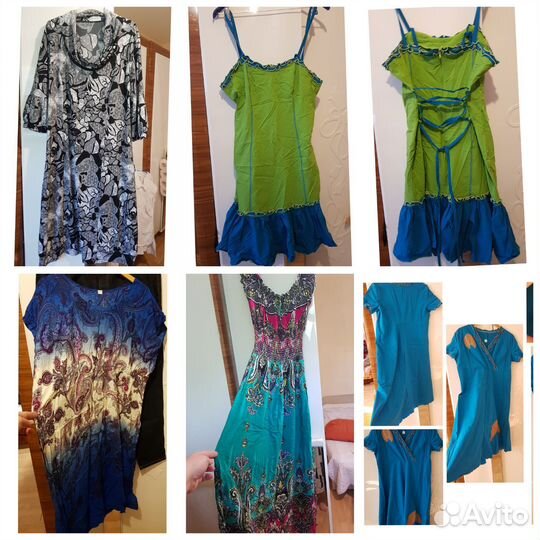 Новые платье и сарафан 5 шт., 54,56,58 есть другие