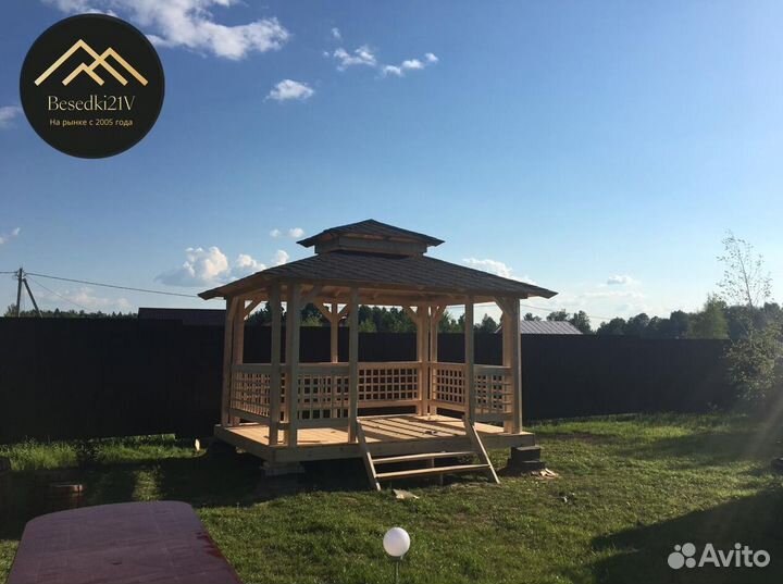Беседка с мангальной зоной