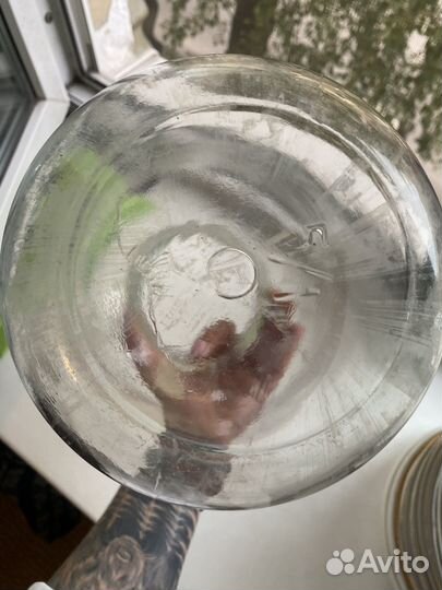 Банка стеклянная советская 10 литров