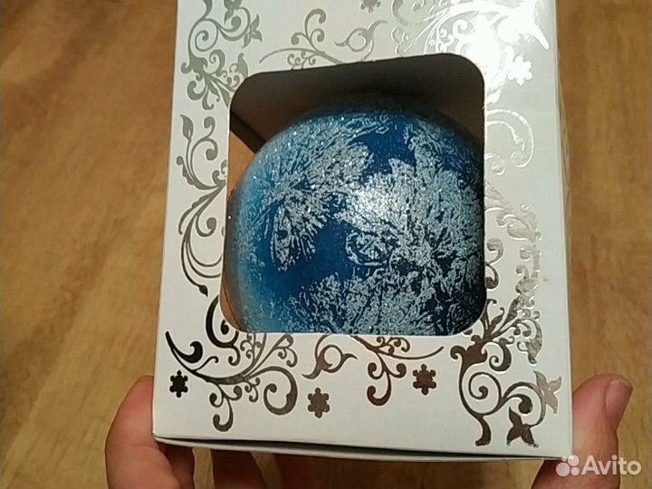 Новогодний шар ручной работы новый