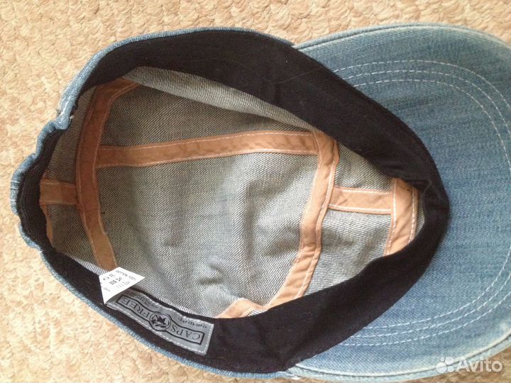 Кепка джинсовая