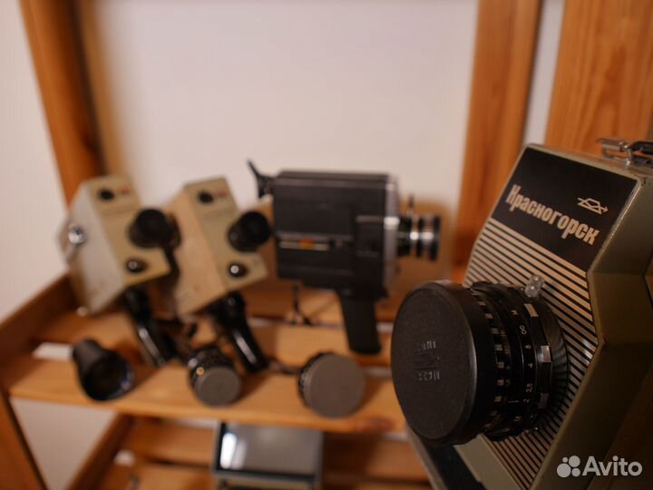 Коллекция кинокамер и техники кино СССР