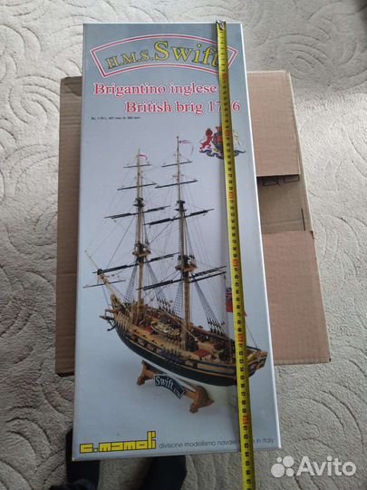 Сборная модель корабля из дерева