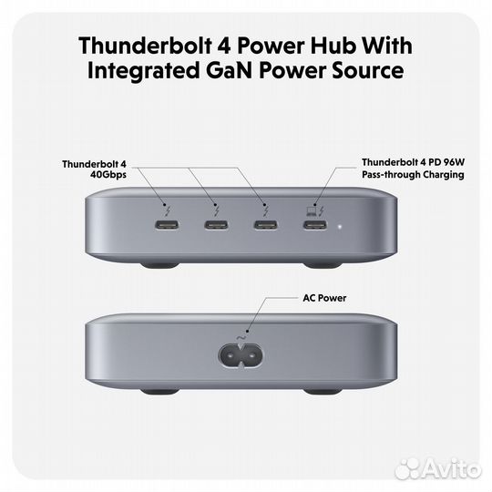 Хаб HyperDrive Thunderbolt 4 Hub with Integrated G