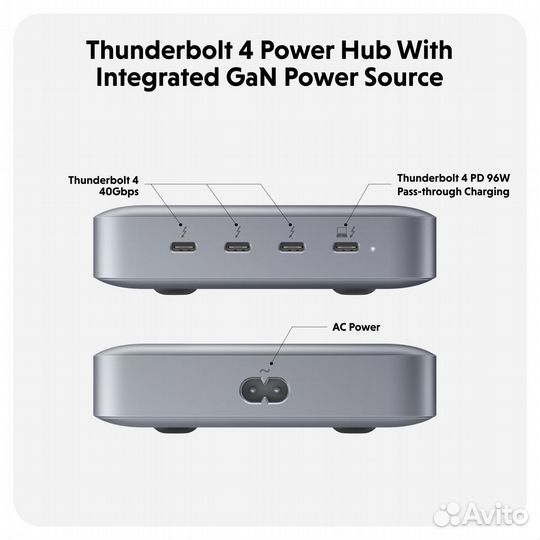 Хаб HyperDrive Thunderbolt 4 Hub with Integrated G