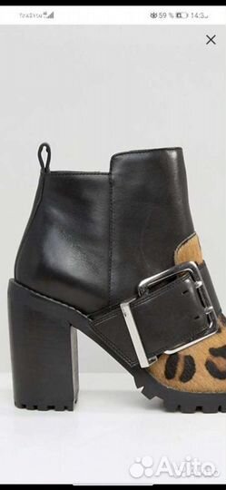 Ботинки ASOS кожаные