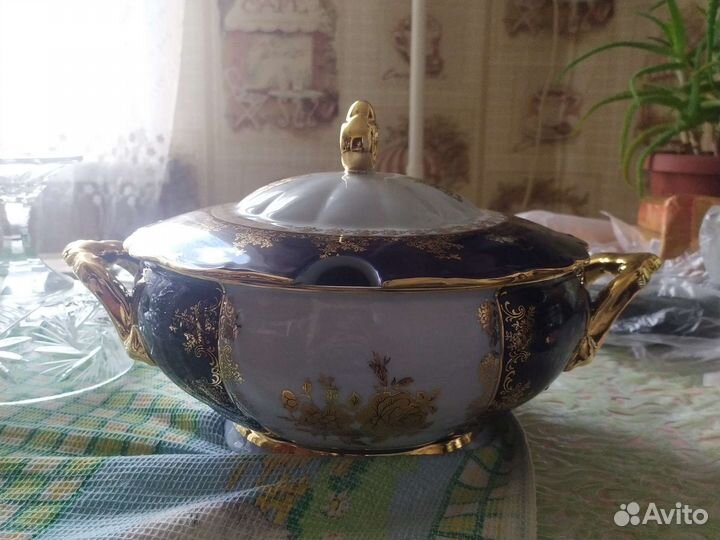 Супница фарфор новая