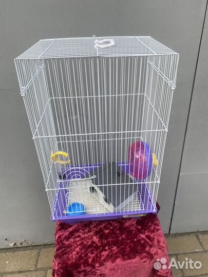 Клетка-домик для хомячка.Двухэтажная
