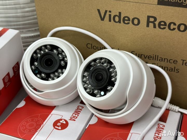 Готовый комплект AHD видеонаблюдения 7 камер