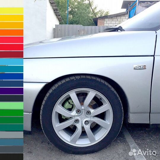 Крыло переднее левое в цвет ваз 2110, 2111, 2112