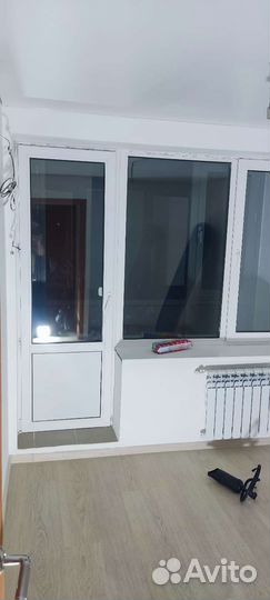 Балконный блок с дверью бу