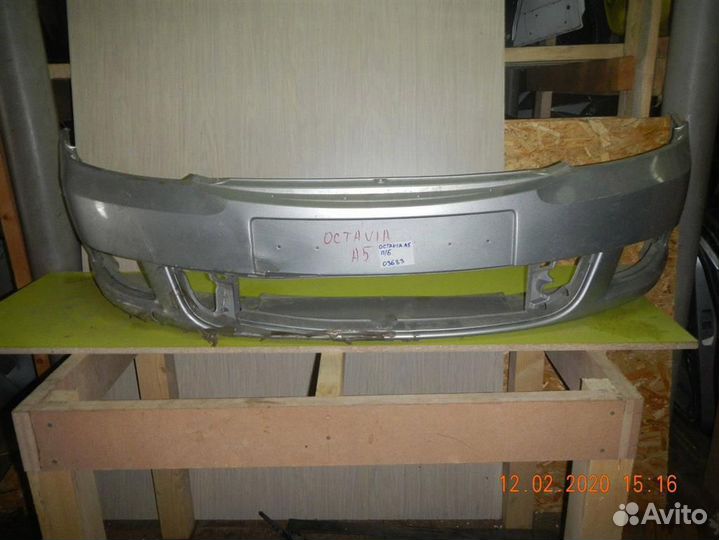 Бампер передний Skoda Octavia A5 2009-2013г