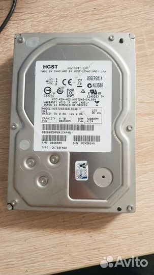 Жесткий диск hgst 4TB