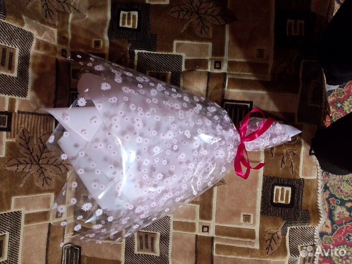 Букет на 8 марта из атласных лент