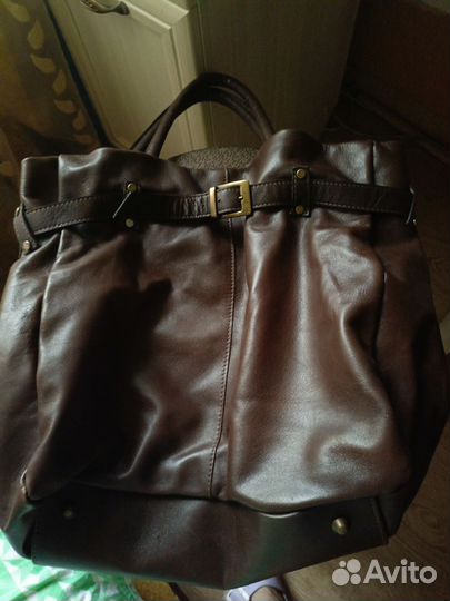 Сумка женская натуральная кожа большая