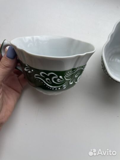 Керамическая чашка ручная работа