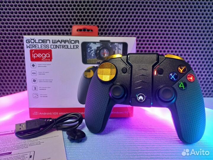 Геймпад беспроводной для телефона с держателем