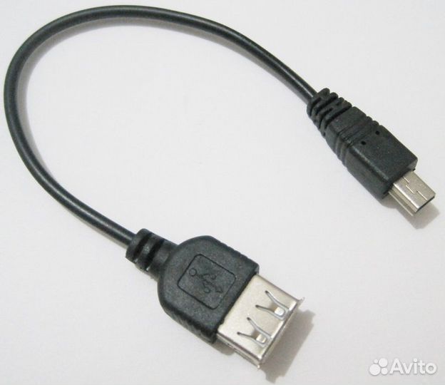 Переходник USB 2.0 (штек. mini USB - гнездо USB) S