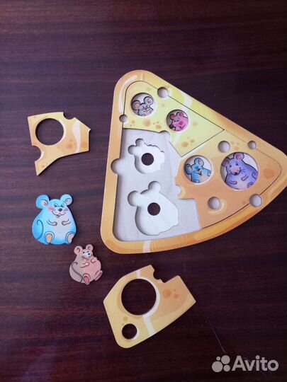 Развивающие деревянные игрушки