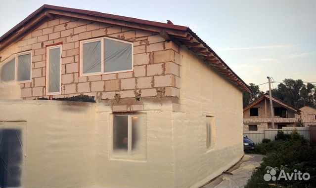 Утепление пенополиуретаном складов/ангаров