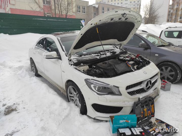 Аккумулятор 80ah AGM на Mercedes Benz CLA