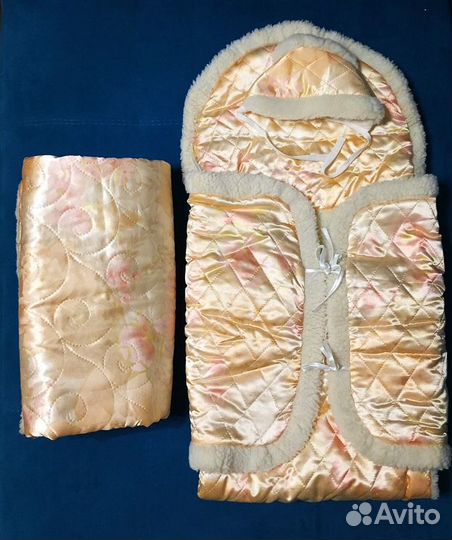 Теплый конверт на выписку