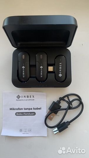 Микрофон новый беспроводной 2 шт