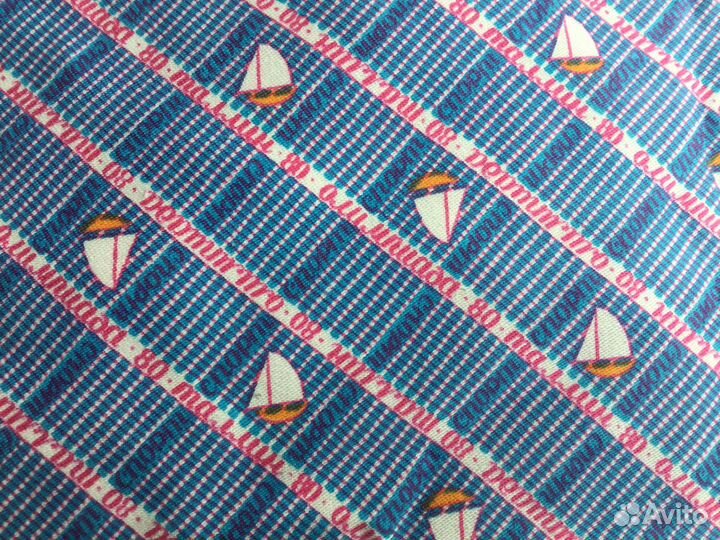 Отрез ткани СССР винтаж олимпиада 80