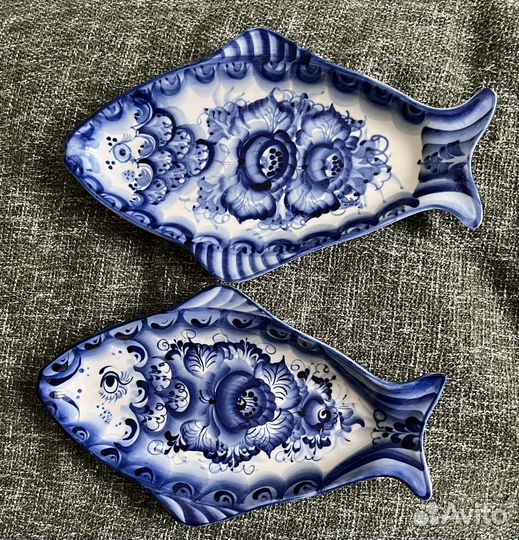 Селедочницы Гжель