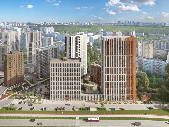 2-к. квартира, 57,2 м², 13/25 эт.