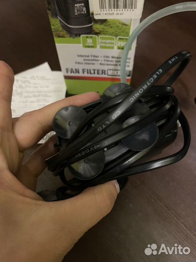 Помпа фильтр Aquael внутренний (3-30 л)