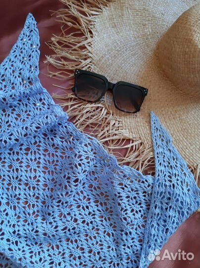 Косынка вязаная