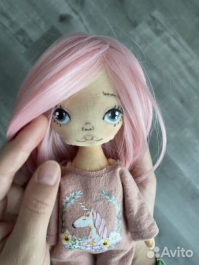 Текстильная интерьерная кукла