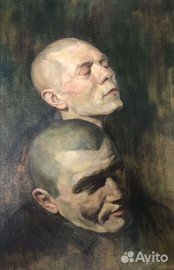 Картина маслом на холсте узники