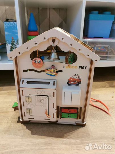 Бизиборд домик большой