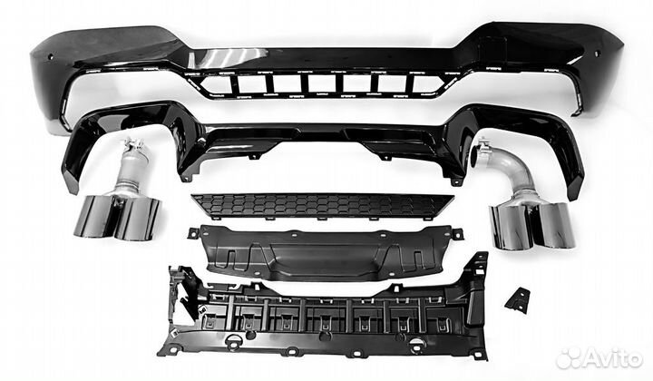 Диффузор BMW G01 рестайлинг насадки
