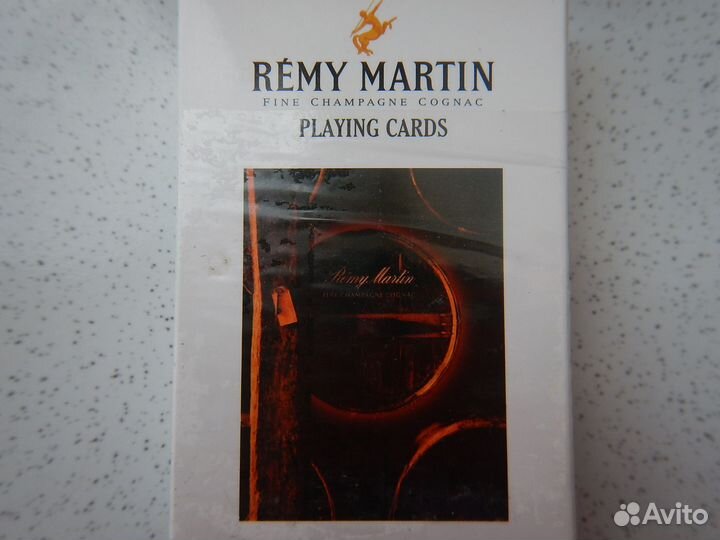 Карты игральные в кожаном чехле Remy Martin